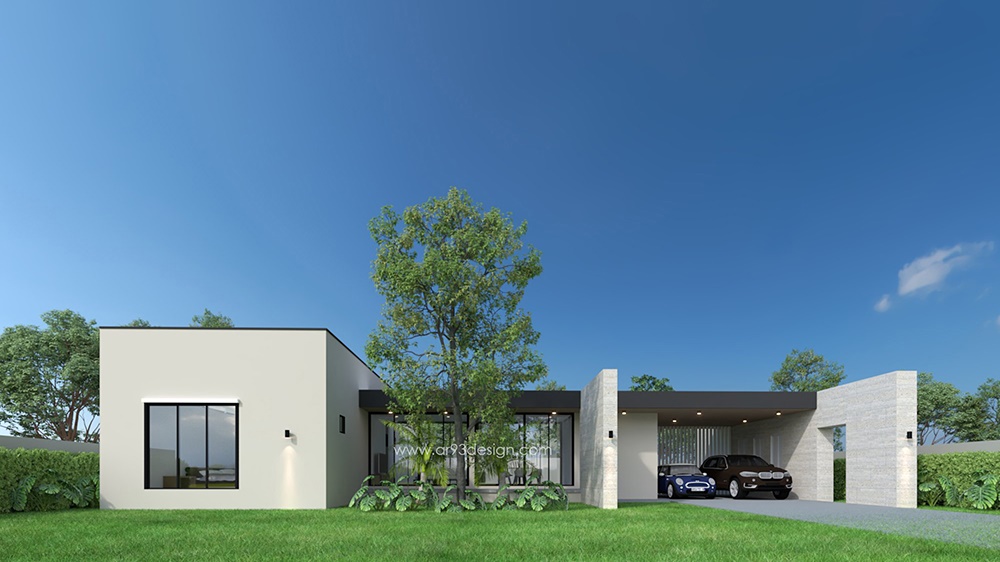 แบบบ้านโมเดิร์น AR97-01