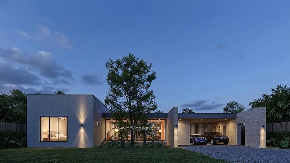 แบบบ้านโมเดิร์น AR97-03