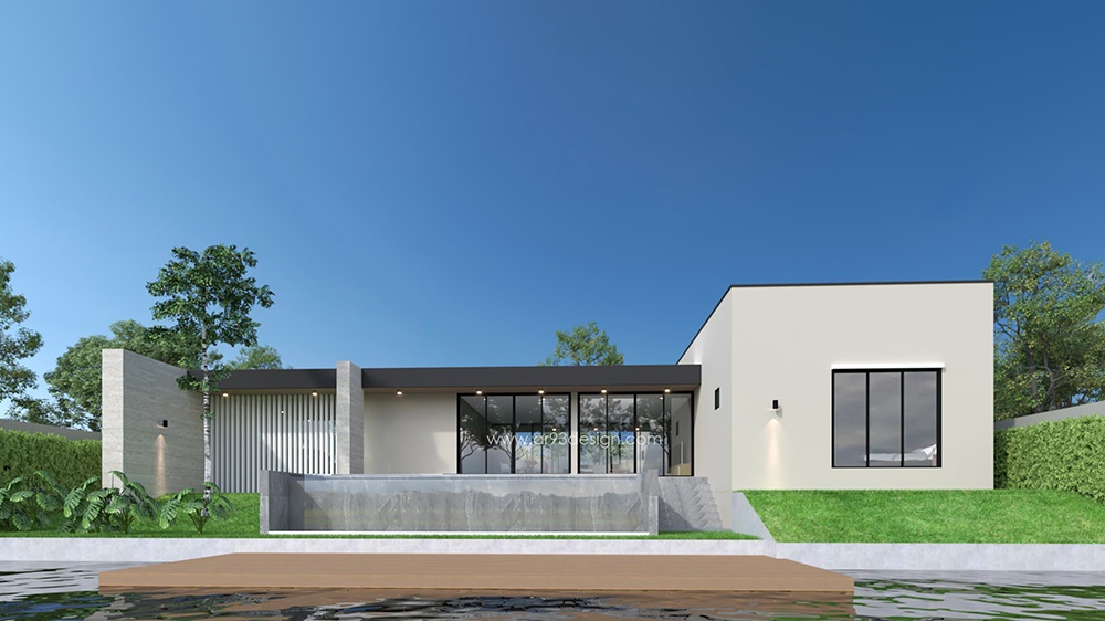 แบบบ้านโมเดิร์น AR97-02