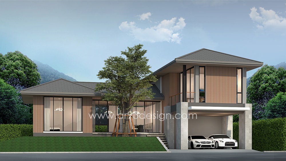 แบบบ้านสองชั้น รหัส AR51-2