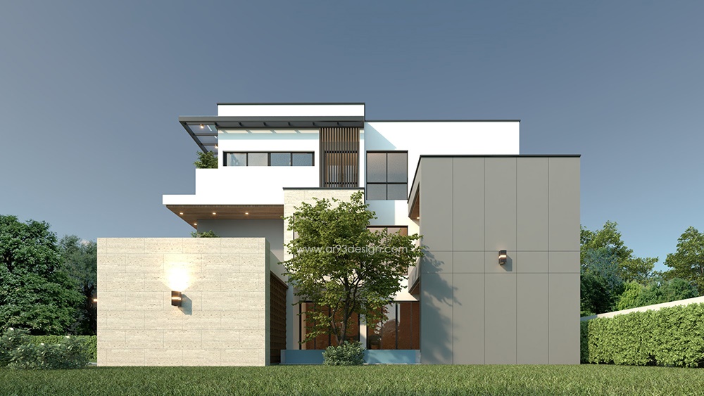 03 แบบบ้านโมเดิร์น 3 ชั้น AR101