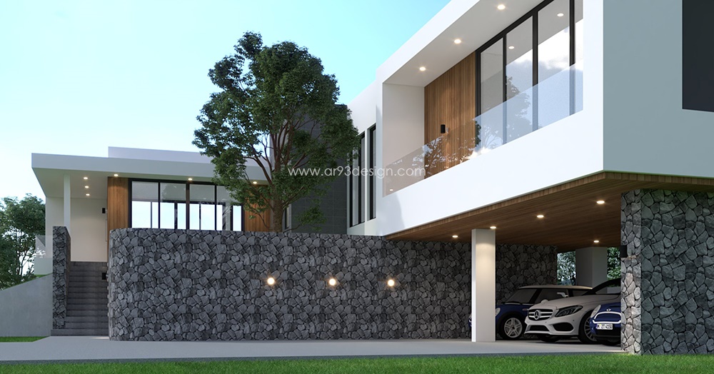 03 แบบบ้านโมเดิร์น 2 ชั้น AR94