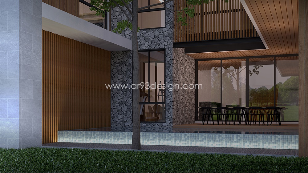 แบบบ้านโมเดิร์นสองชั้น AR71-3